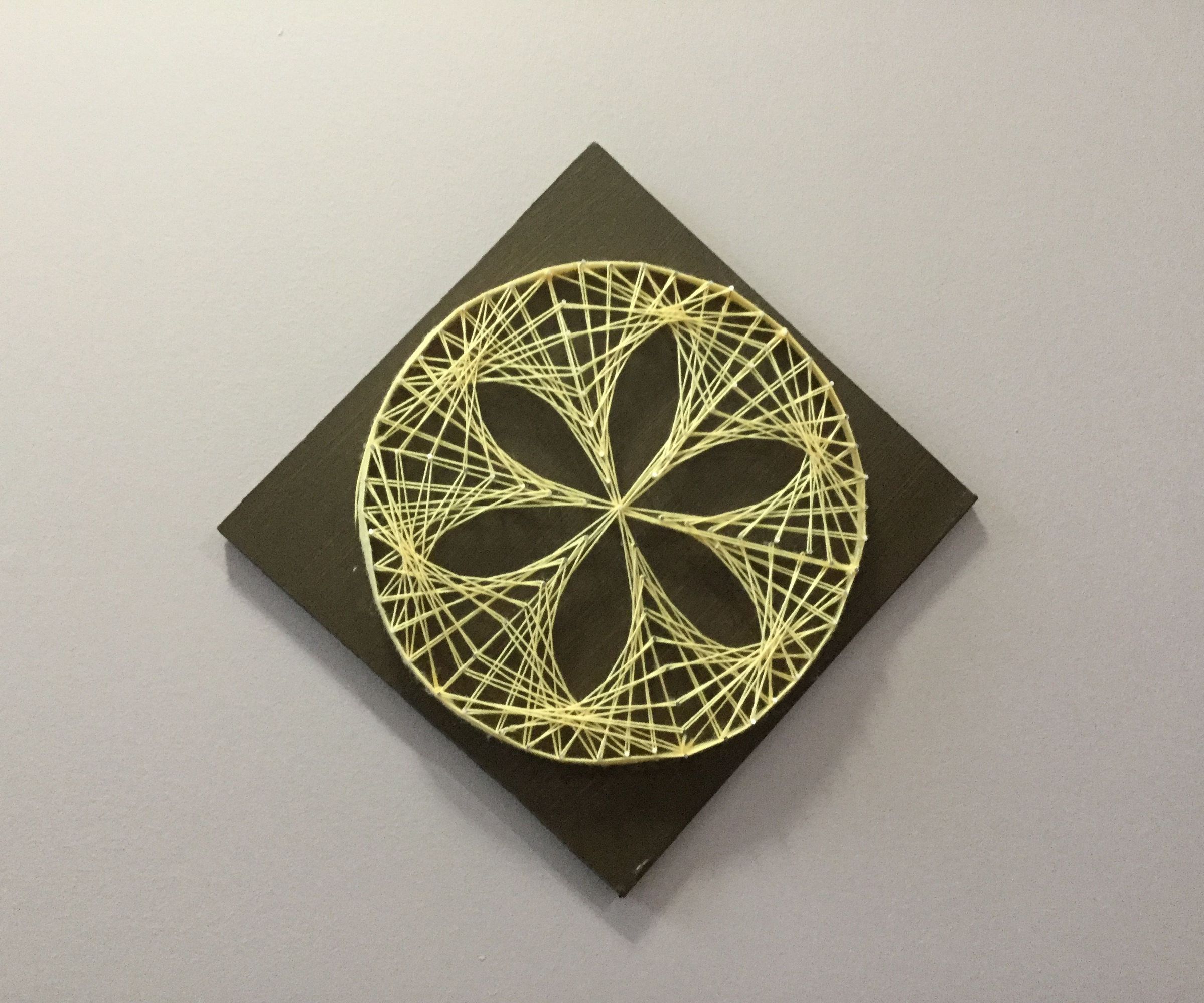 Wall Decor With Yarn Art