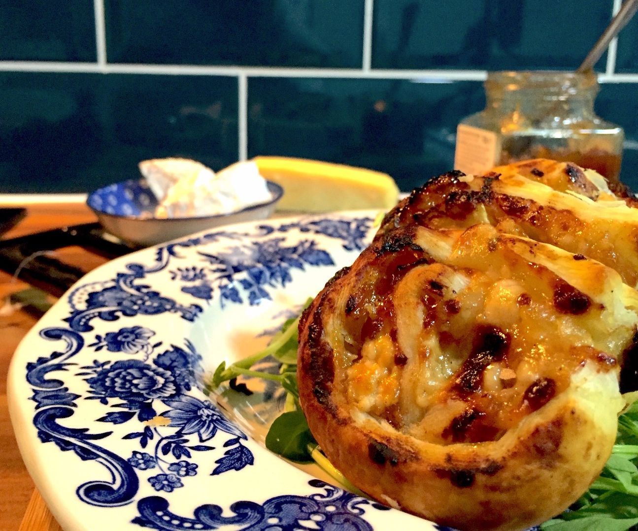 15 Minute Goats Cheese and Chutney Tart | Cooking With Benji