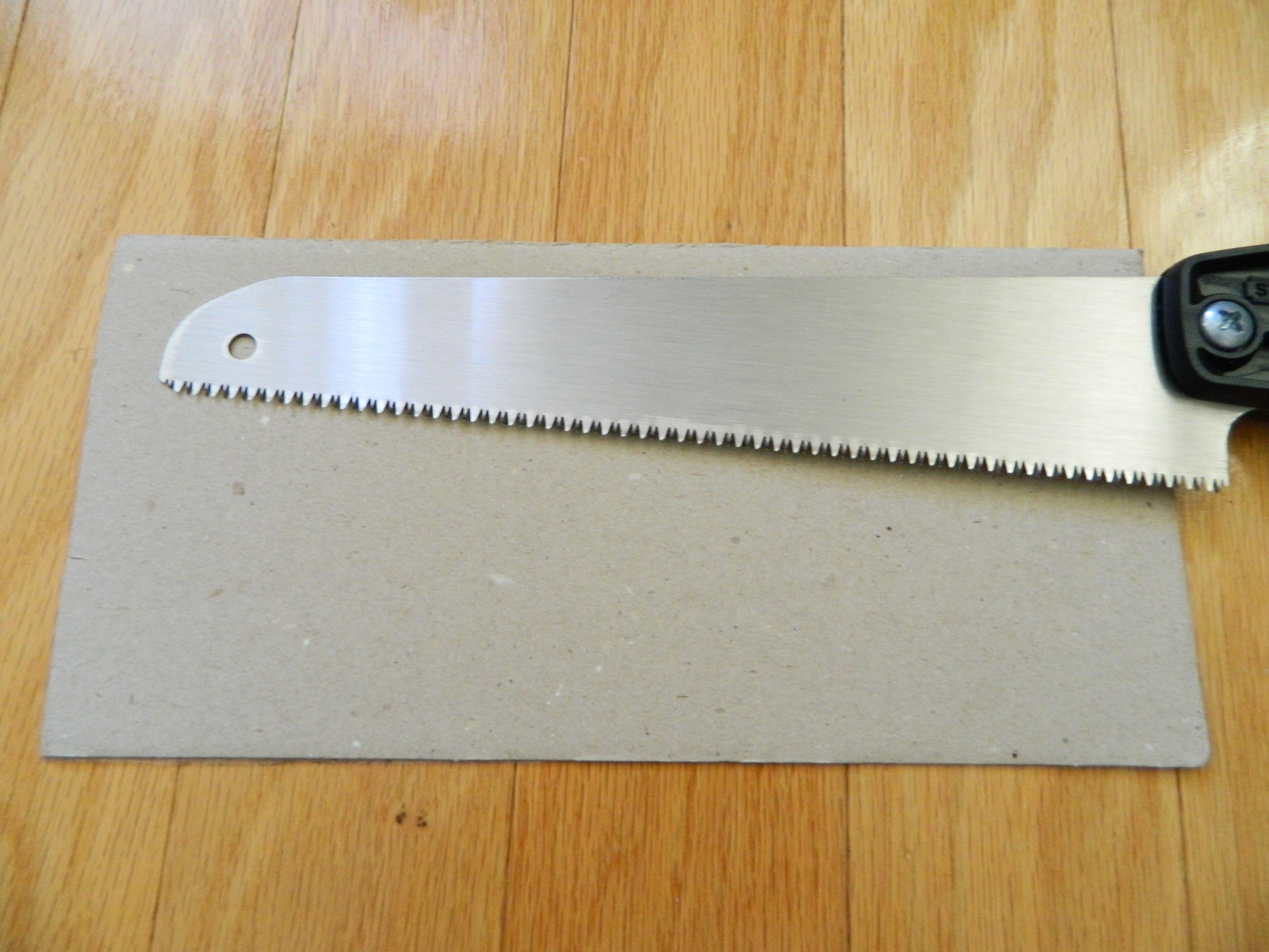 Cardboard Hand Saw Blade Guard 5 Steps Instructables