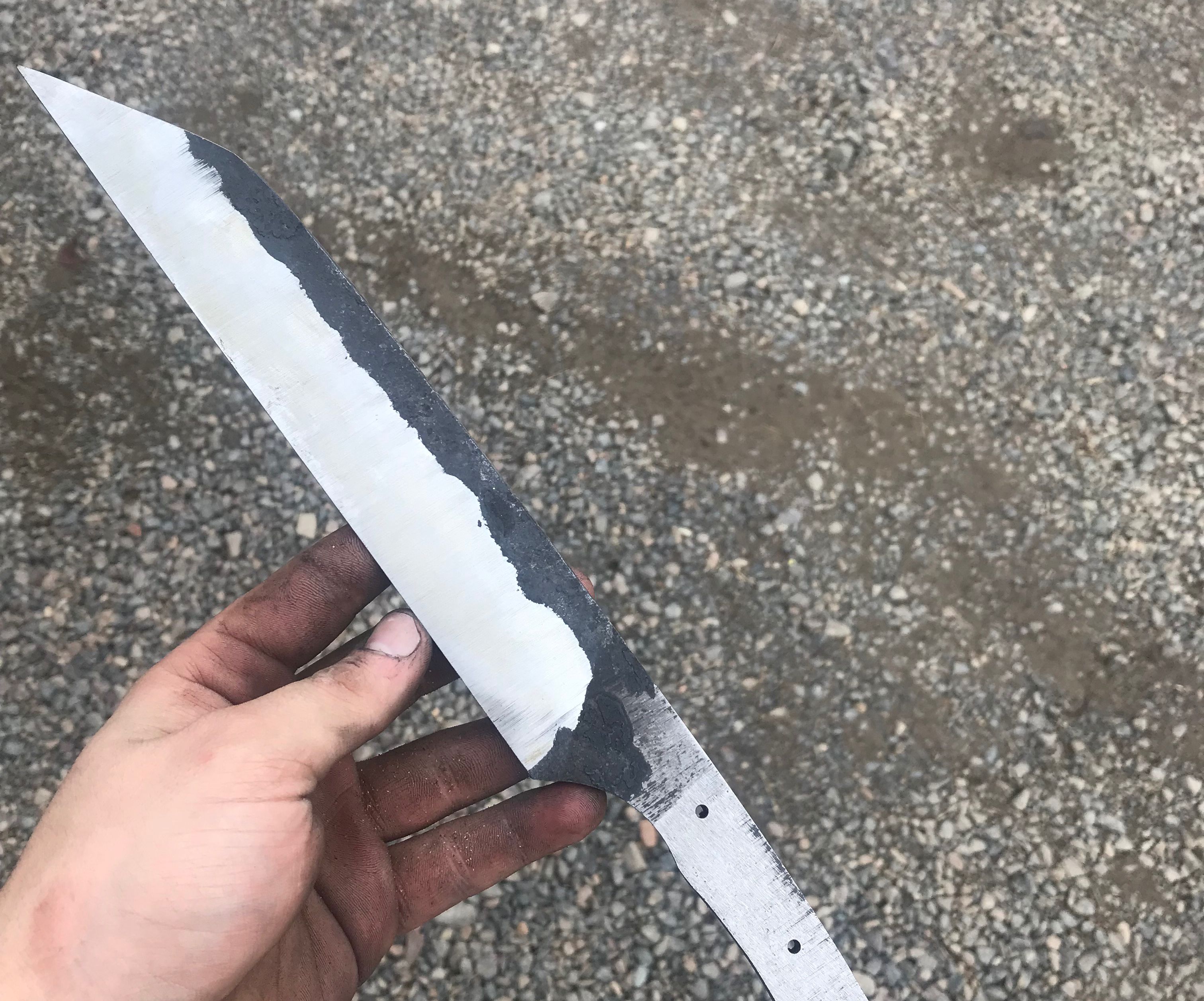 Making a Knife From Coil Spring