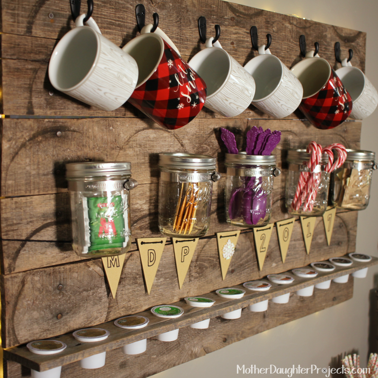 Coffee/Tea Pallet Drink Station - Image 1