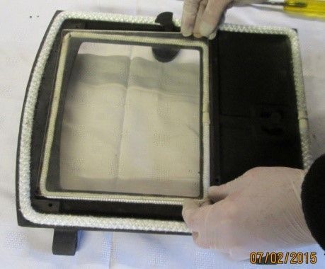 Wood Burning Stove Rope u0026 Glass Replacement : 9 Steps - Instructables