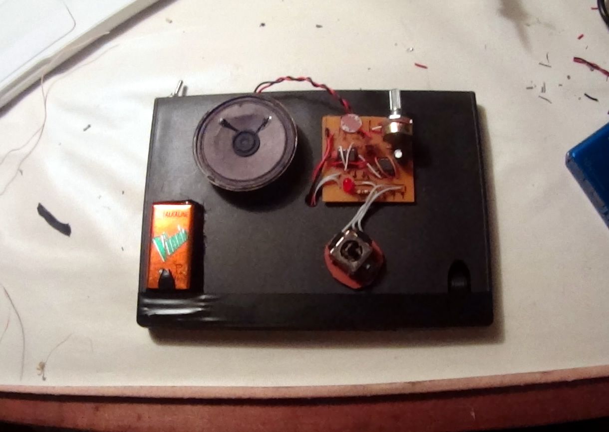 Light Theremin with Magnet Holder