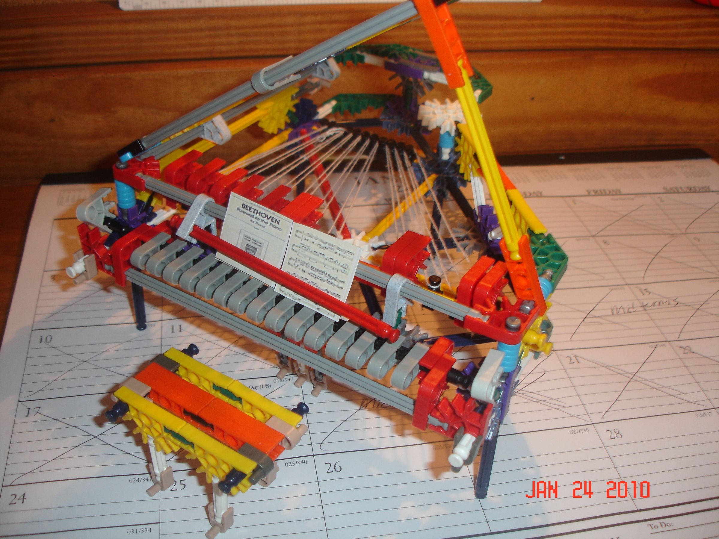 Knex Piano With Optional String : 7 Steps - Instructables Knex Piano With Optional String : 7 Steps - Instructables