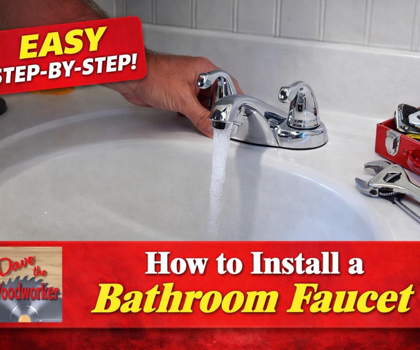 How to Install or Replace a Bathroom Faucet