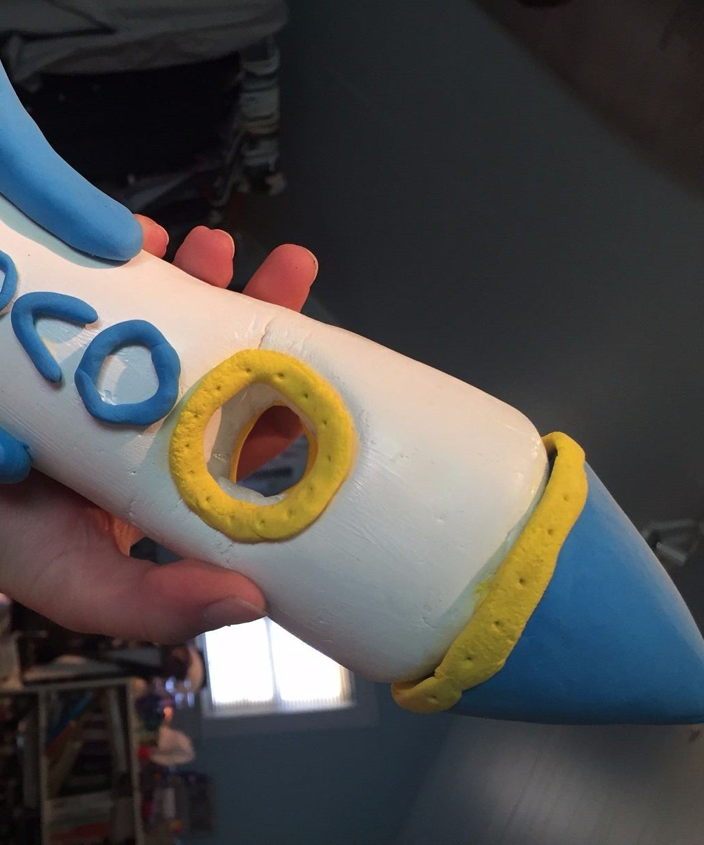 Toy Rocket Ship 4 Steps Instructables