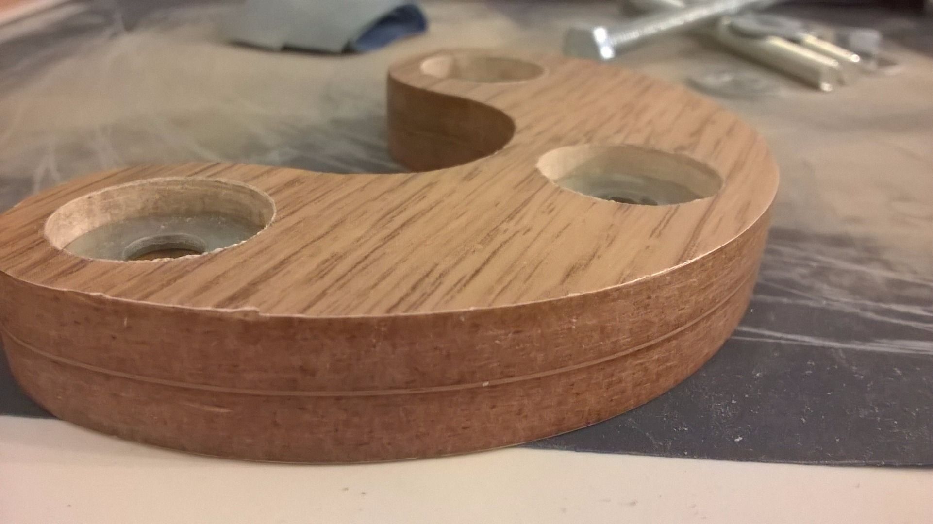 Wooden Precision Mini Router Base for Rotary Tool (with Cardboard ...