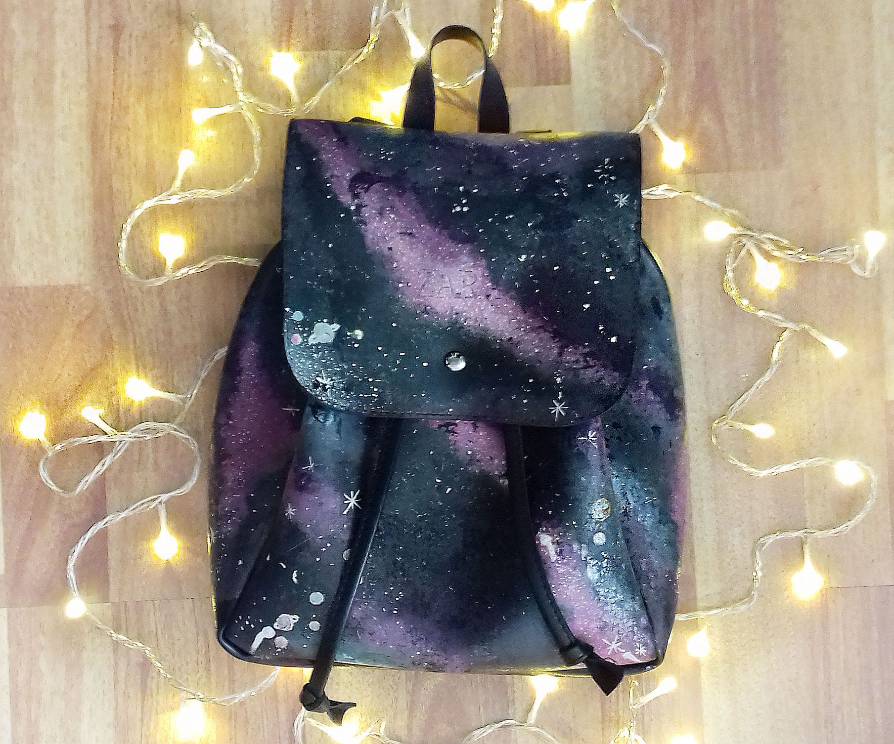 Diy Amazing Galaxy Backpack (my Design)