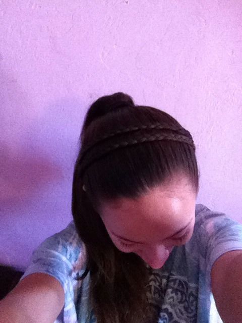 Headband Braid Pony