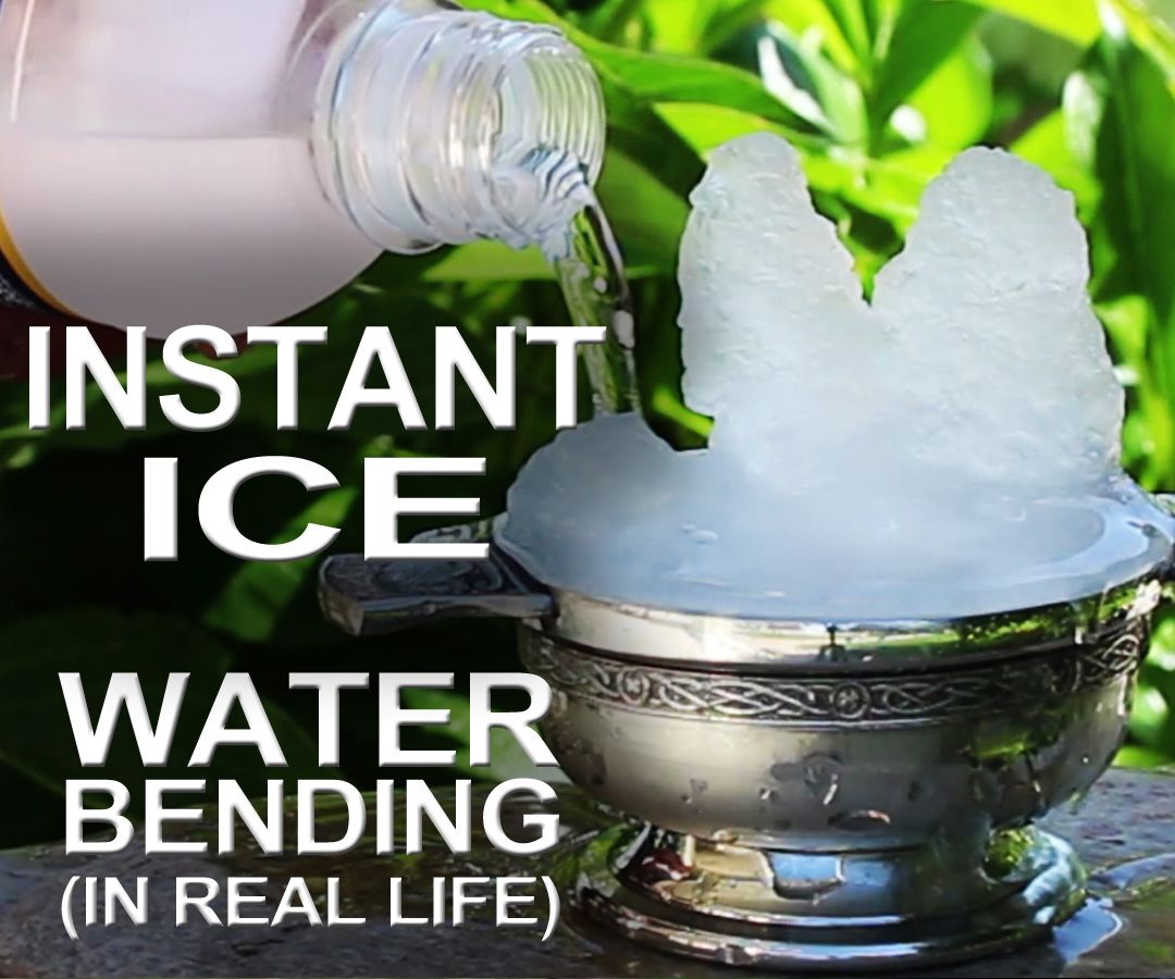 Instant Ice - How to Waterbend in Real Life