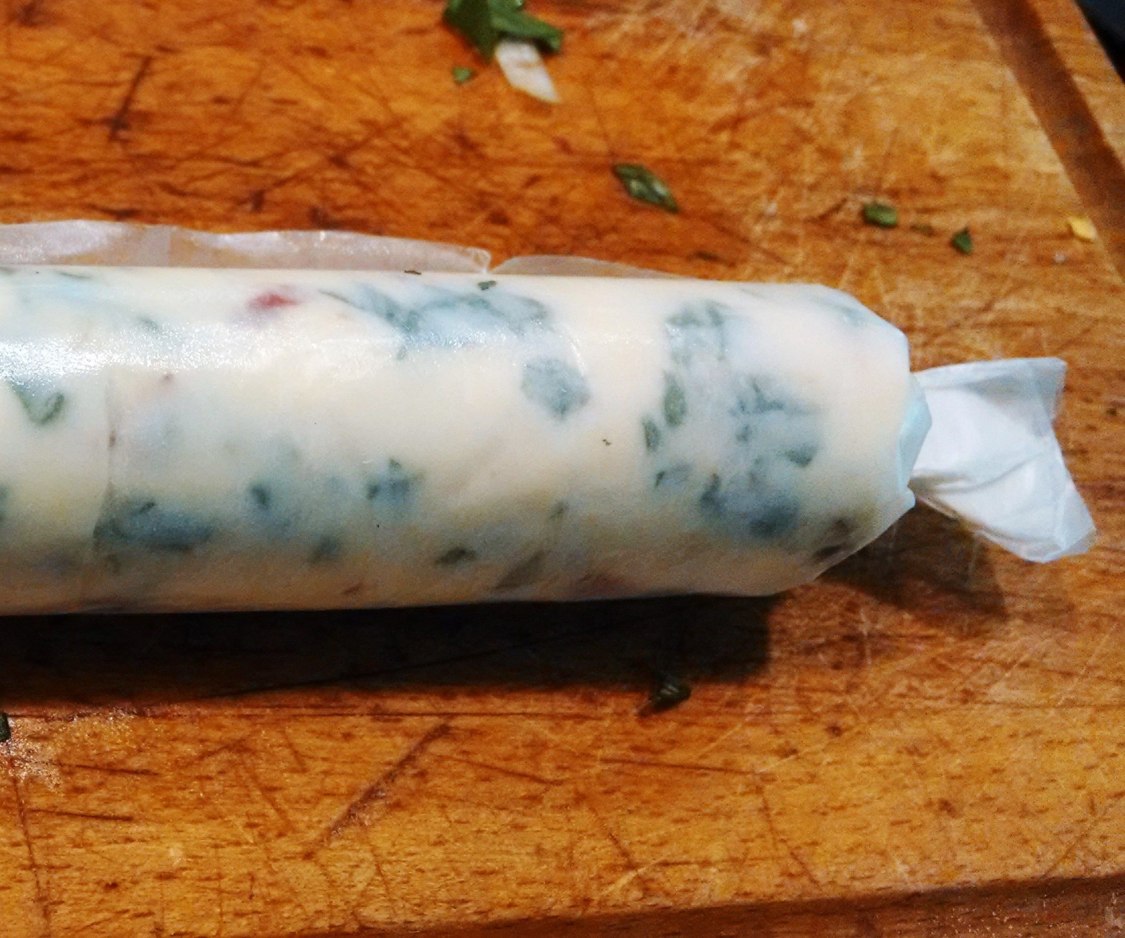 Compound Butter- Basil Garlic