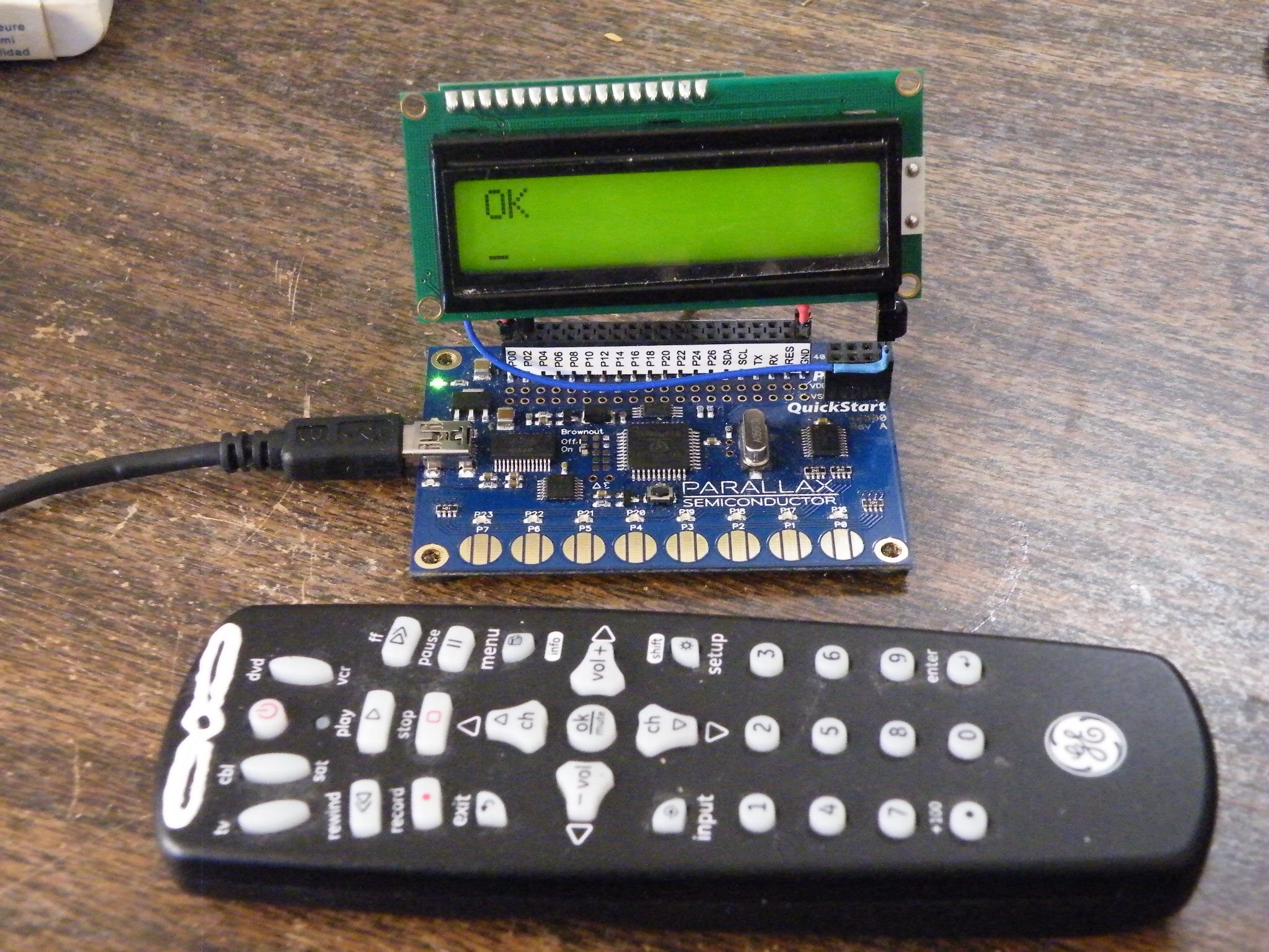 Liquid Crystal Display for the QuickStart Board