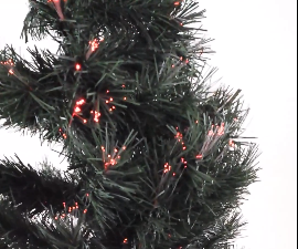LED remote controlled christmas tree retrofit