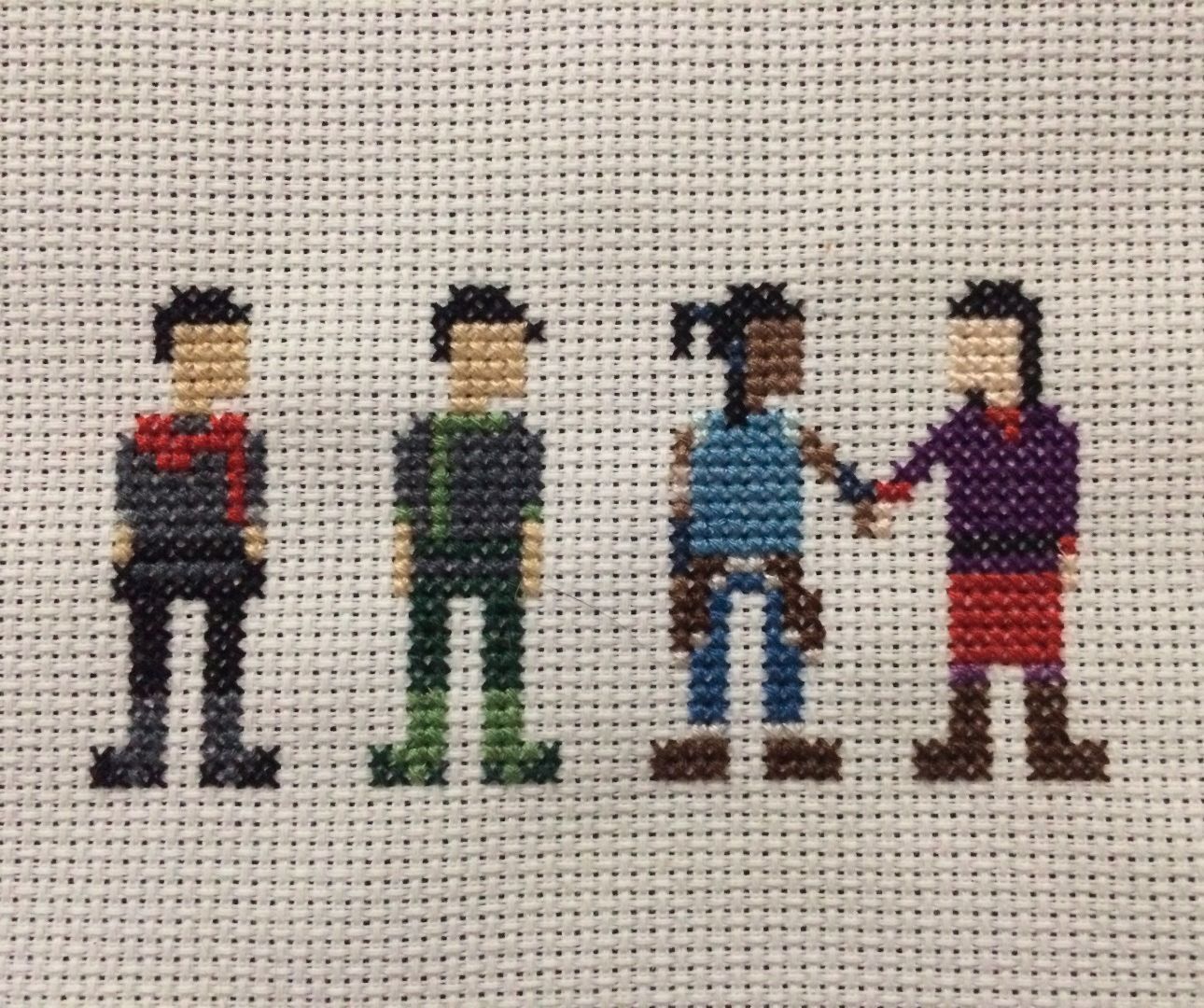 Legend of Korra Cross Stitch: Team Avatar
