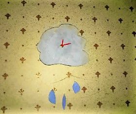  Kids Cute cloud clock tutorial