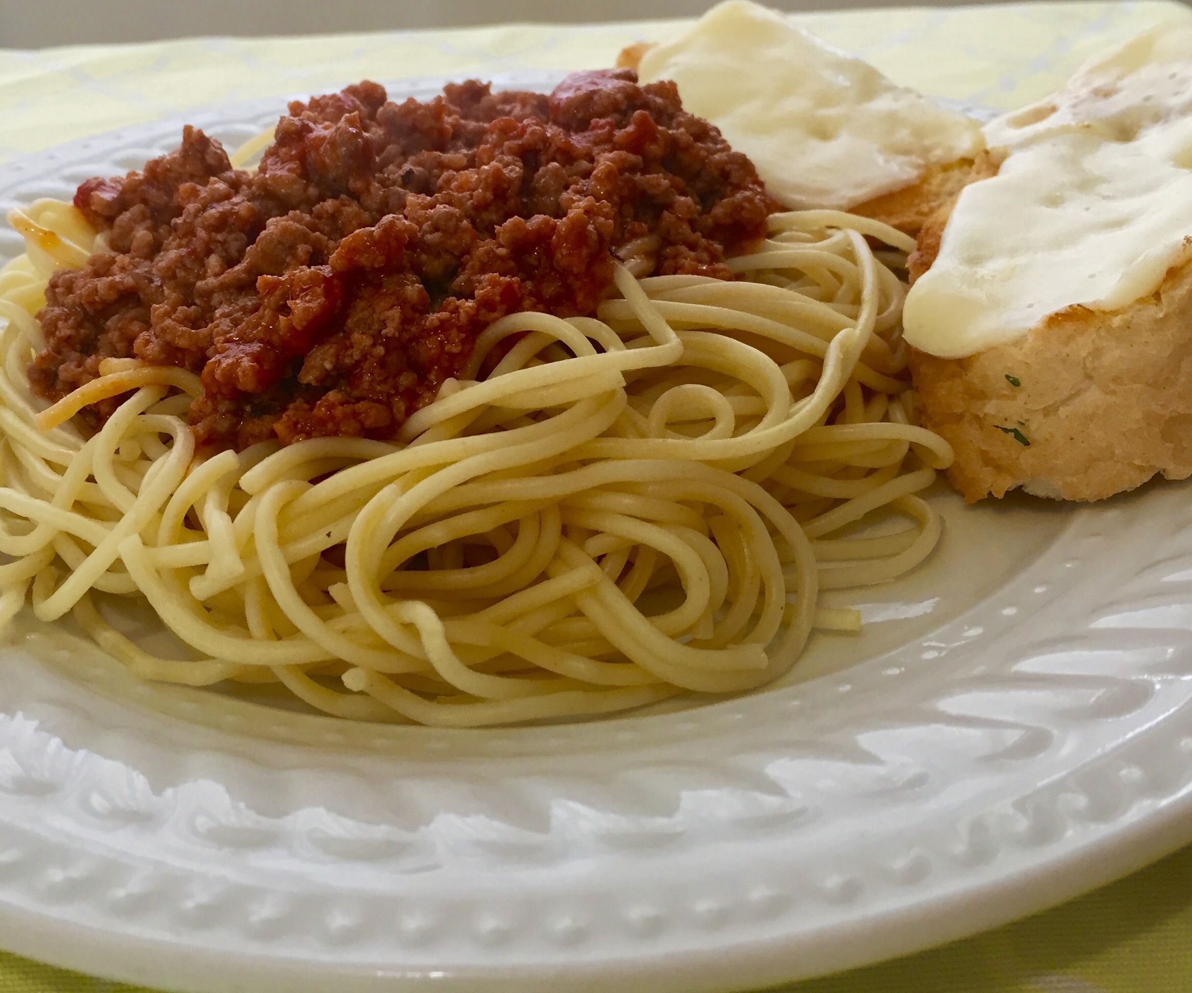Super Easy Bolognese Spaghetti
