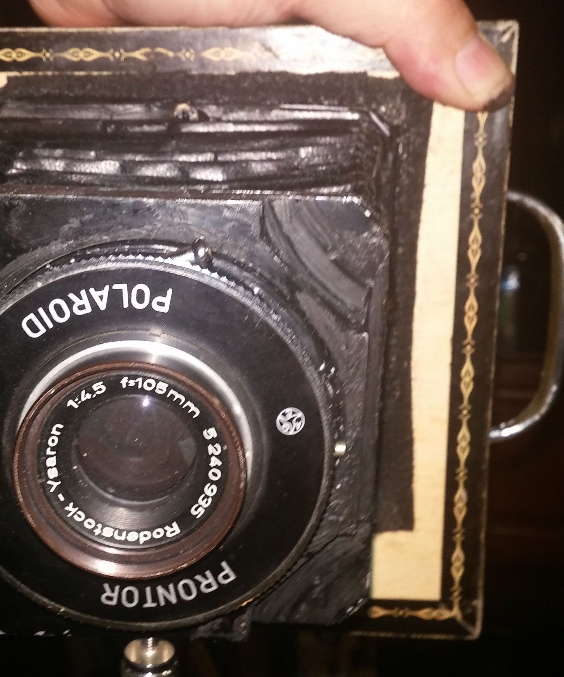 Large Format View Camera From a Cigar Box