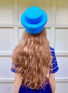 Cloth LEGO Brick Hat + Sewing Pattern.