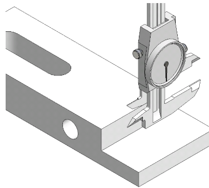 Caliper shop step measurement