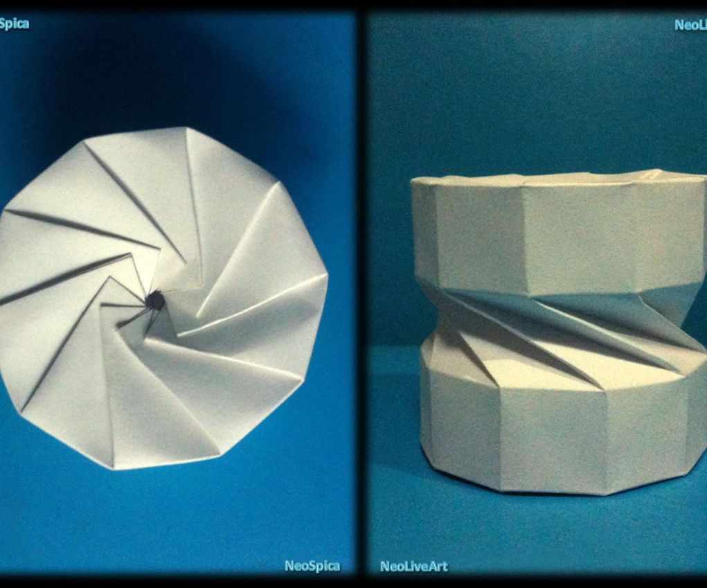 Tutorial 9 Collapsible Paper Column Helix Decagon