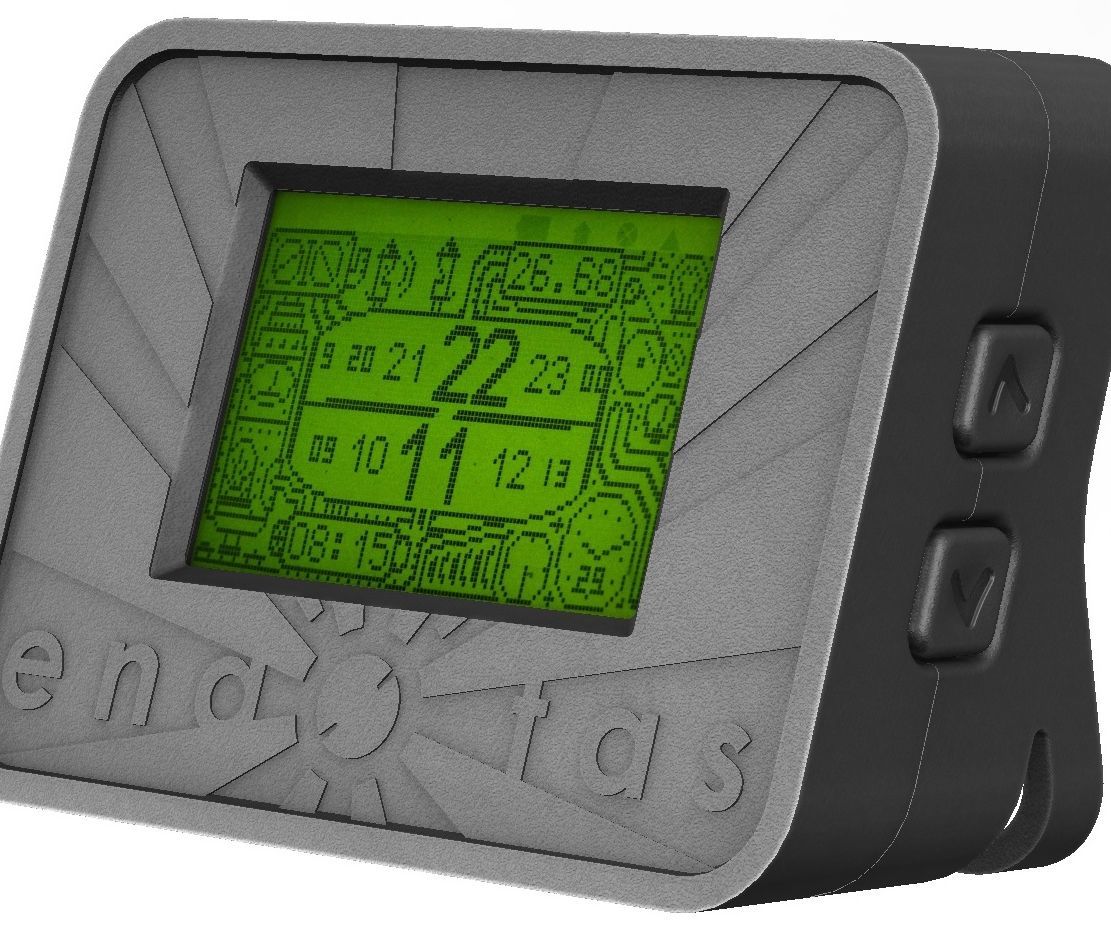 Multi-Mode Table Clock With Graphics LCD Screen