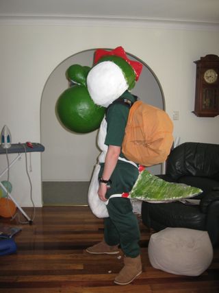 Yoshi Costume Homemade