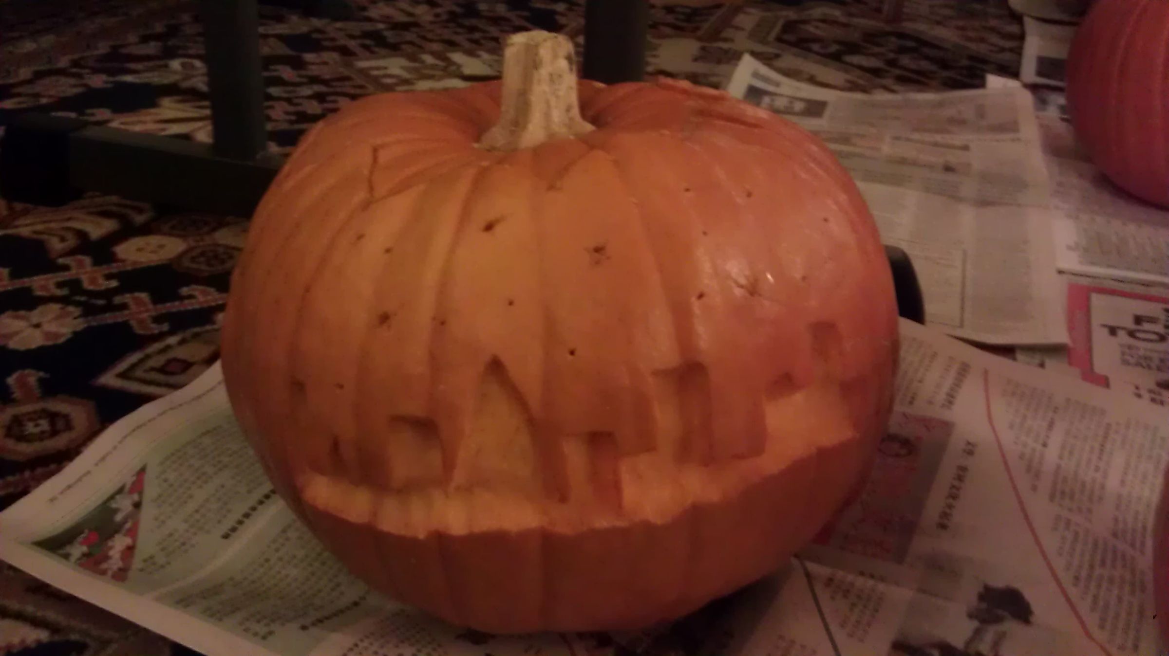 SF Skyline Silhouette Pumpkin Carving