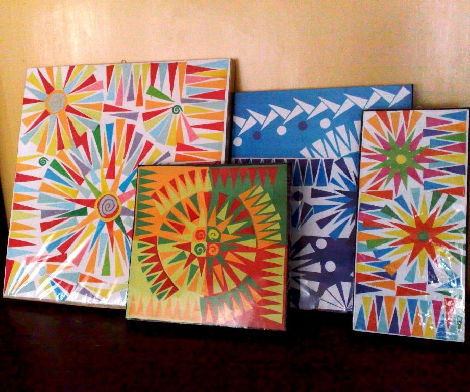 DIY Geometric Wall Art