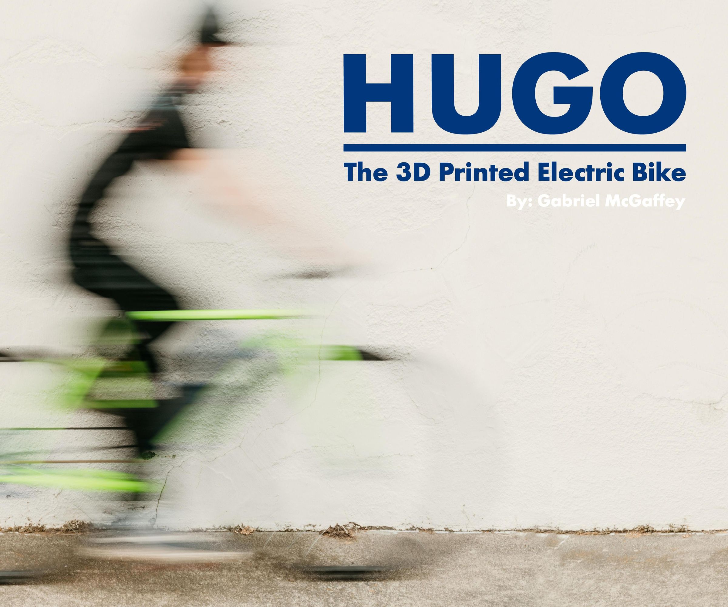 HUGO : the 3D Printed Electric Bike