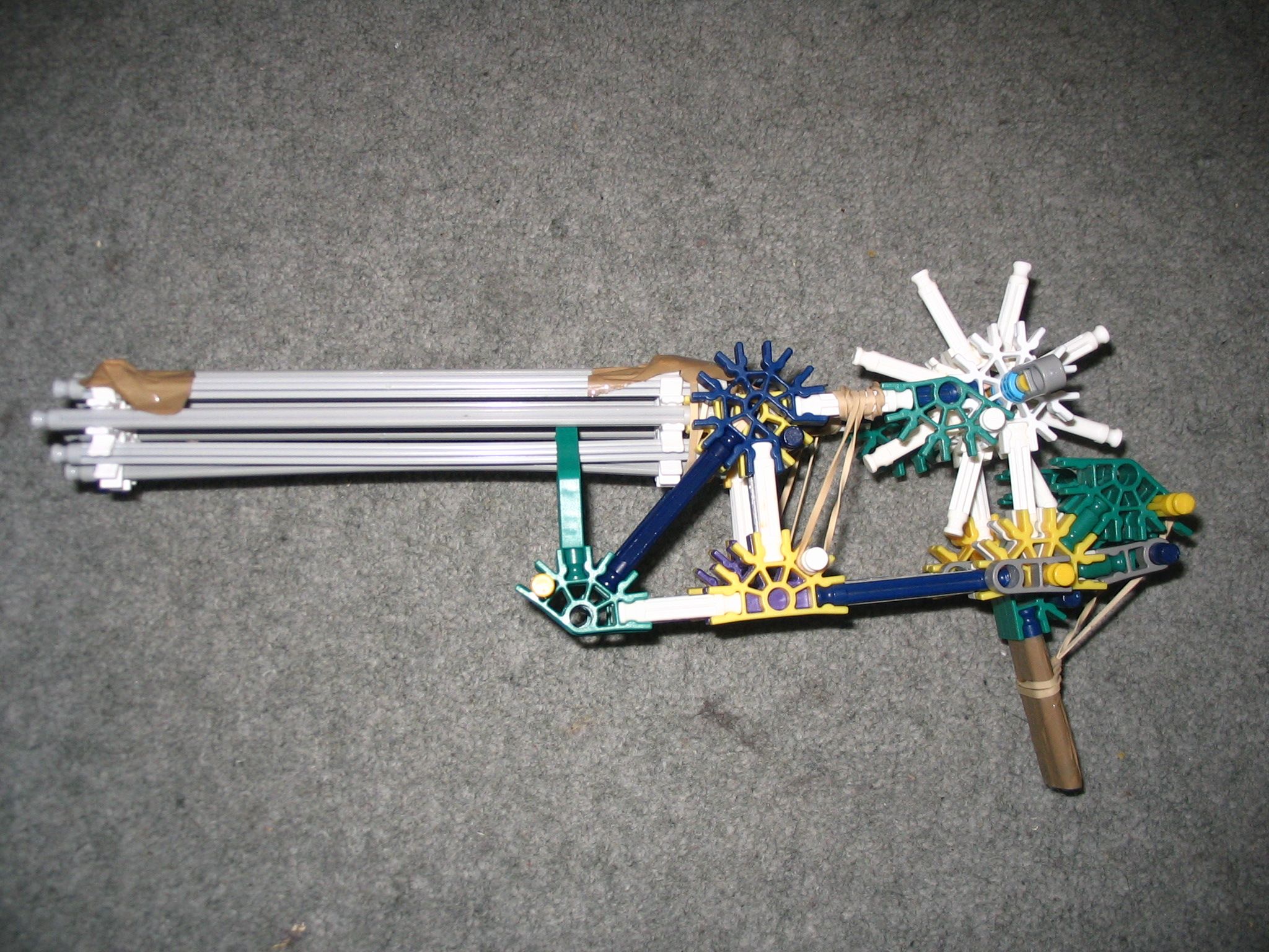 Knex 8-shot Semi Automatic RBG (rubber Band Gun) : 9 Steps