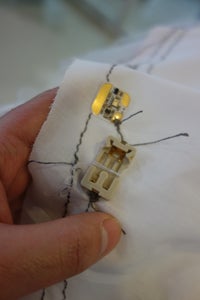Embedding the LEDs on the Tutu