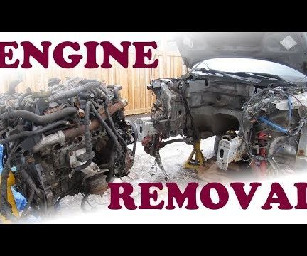 How to Remove a Car Engine and Transmission