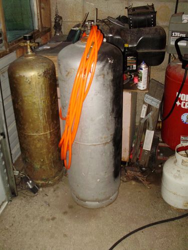Propane Tank into Air Tank, The EASY way