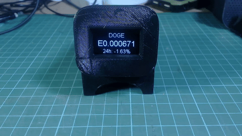 Simple $10 Crypto Currency Display