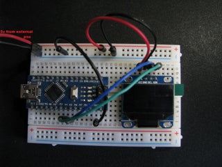 I2c Oled Display Example With Arduino