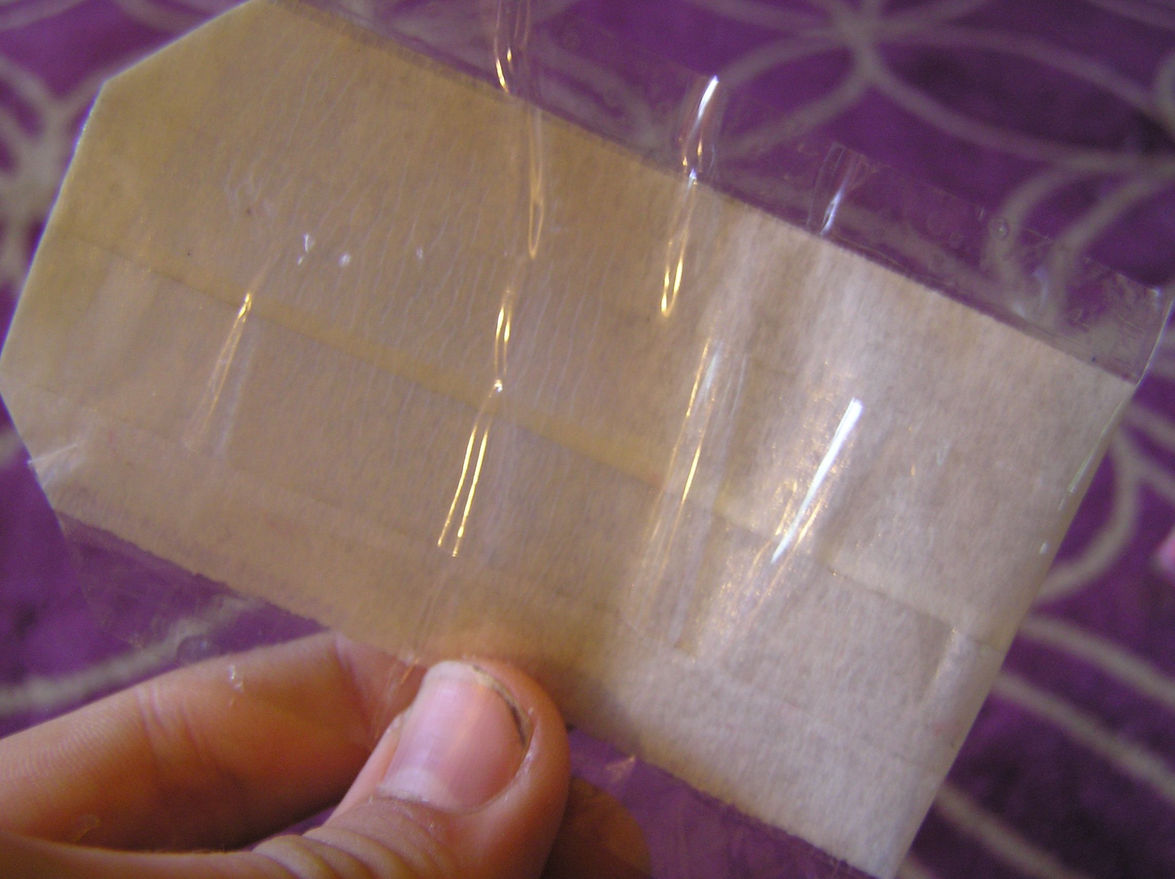How to make pouches from tape.