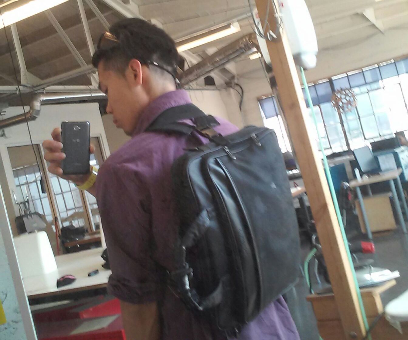 Hybrid Strap Messenger Bag - Made @TechShop!