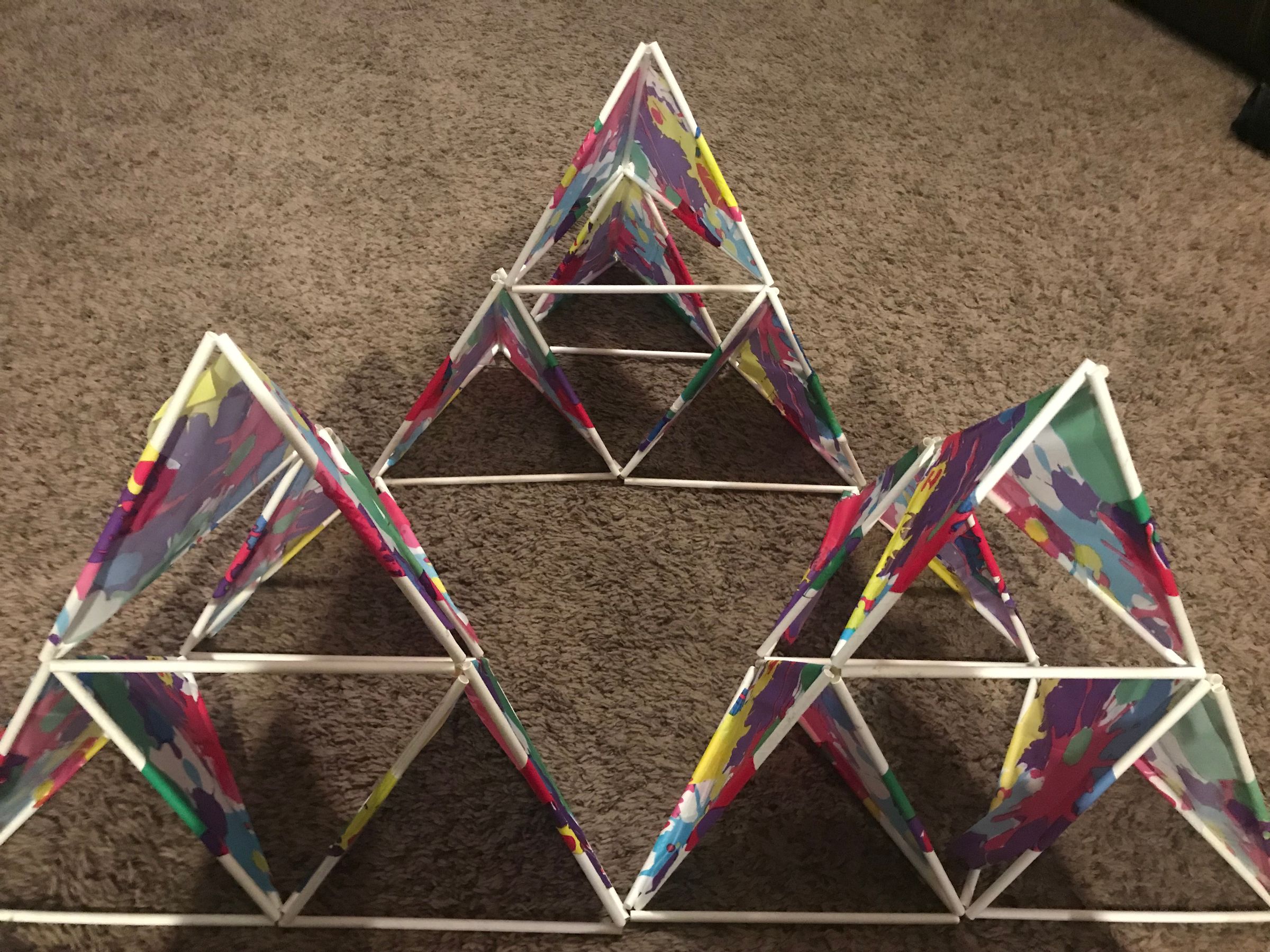 How to Make a Tetrahedral Kite (16Cells) 9 Steps Instructables