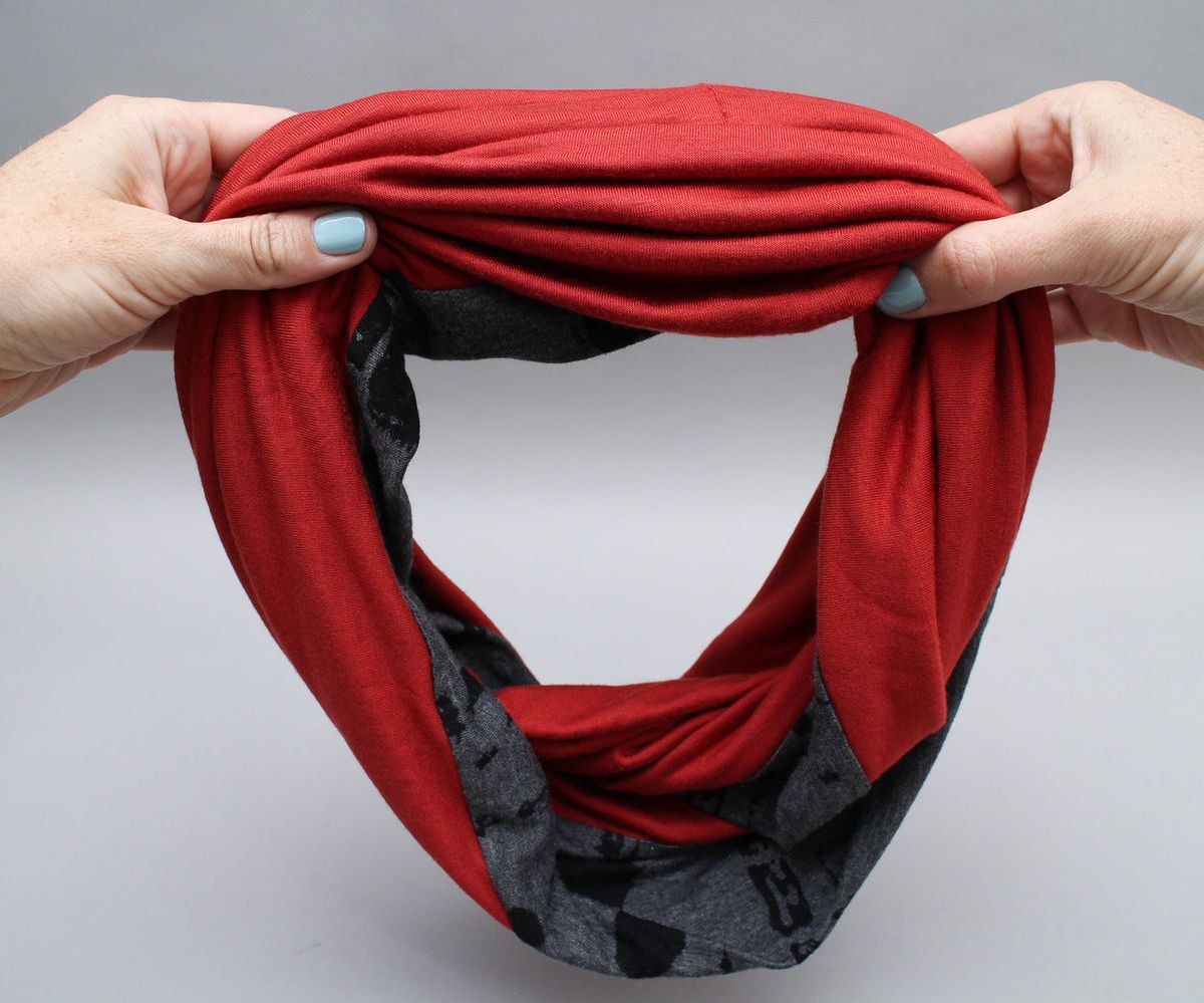 Sew a Jersey Infinity Scarf