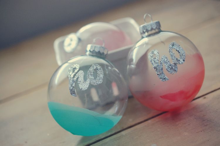 Holiday DIY: Ombre Ornaments