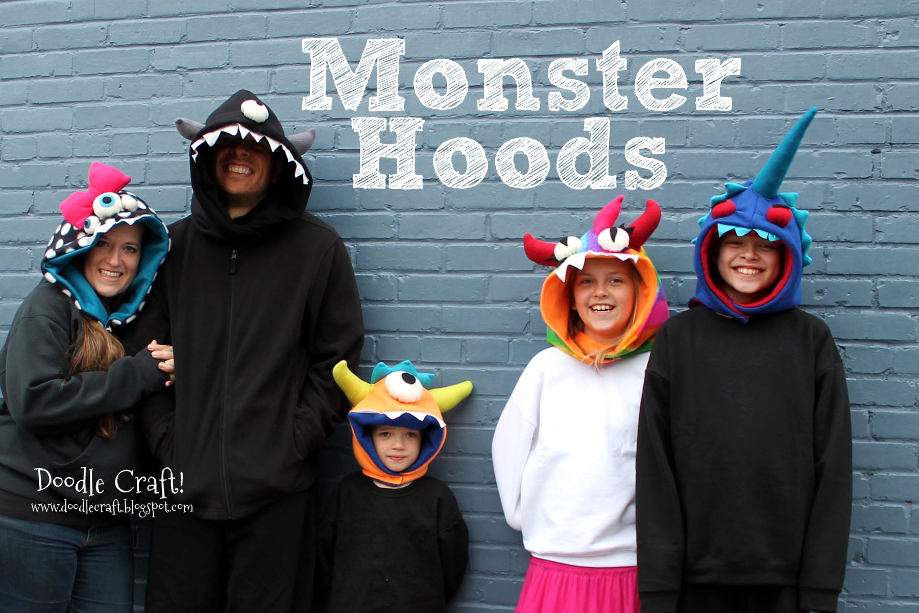 Monster Hoods!  Keep Warm and Look AWESOME in Cold Weather!