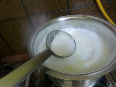 Collect Cream From Boiling Milk