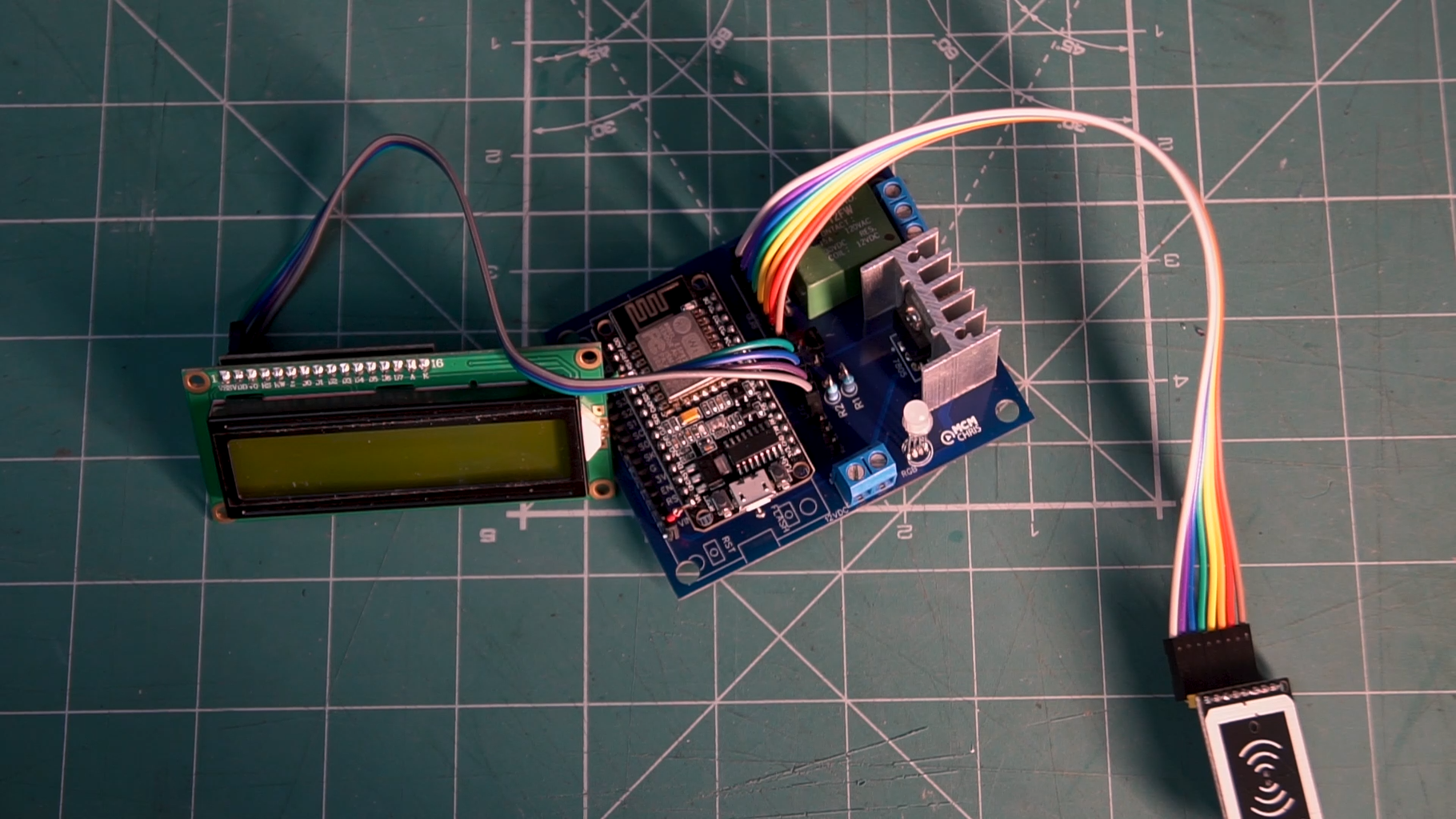 RFID Smart Door Lock With ESP8266 : 8 Steps Circuit Diagram
