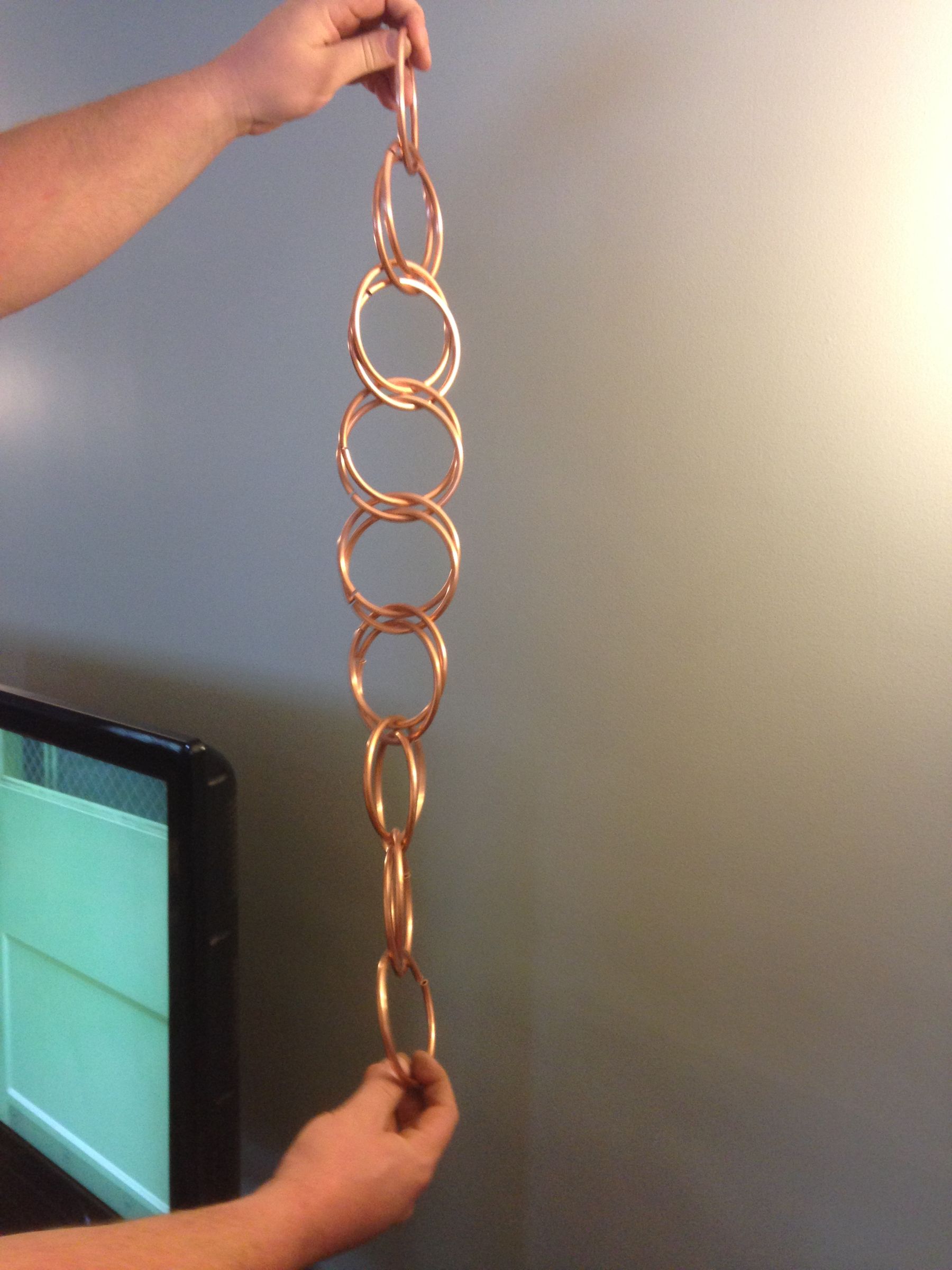 DIY Copper Rain Chain 6 Steps (with Pictures) Instructables