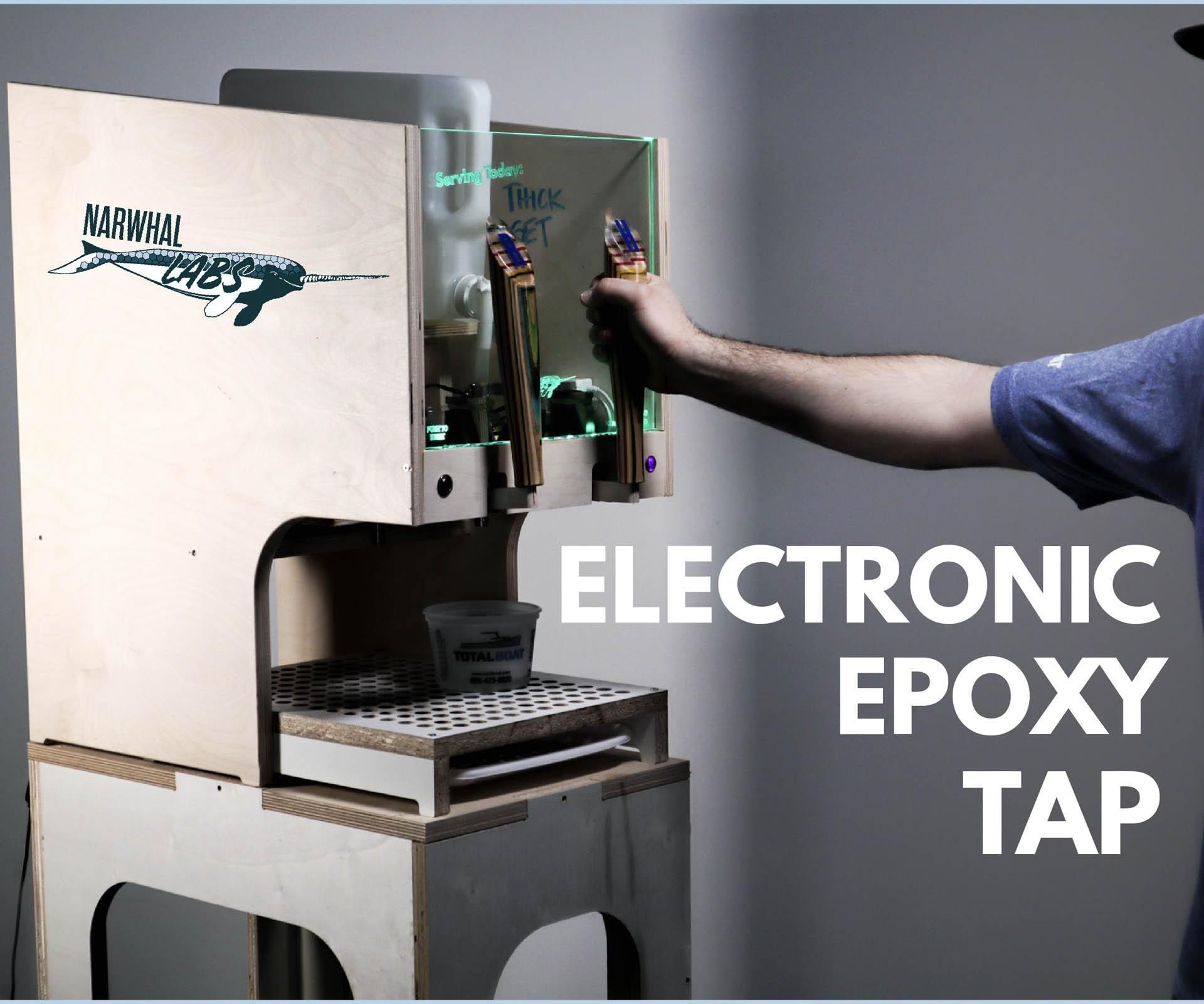 Arduino-Powered Automated Epoxy Resin Dispenser + Turned Skateboard Tap Handles
