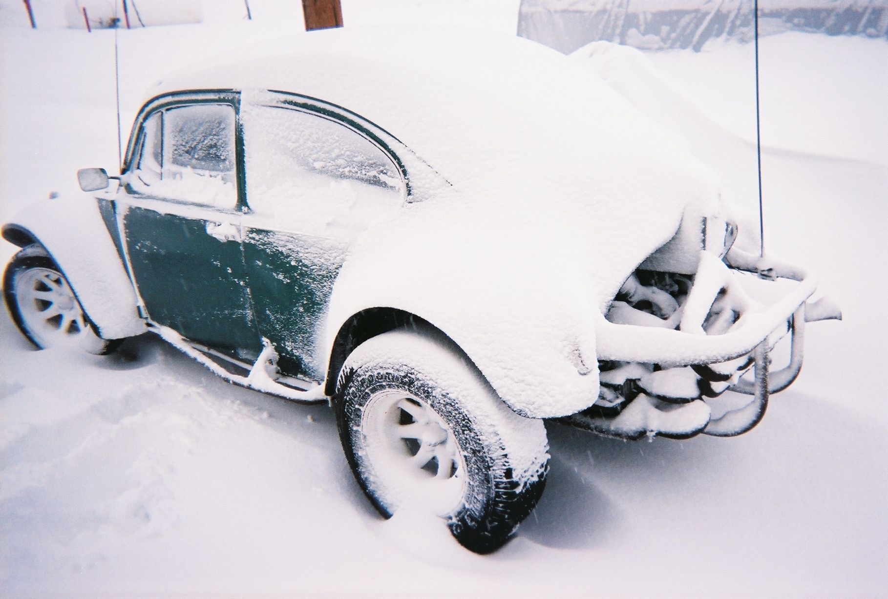 Homemade Intake Defroster for a Baja Bug
