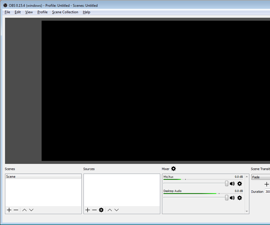 Live Streaming/Recording Video on OBS
