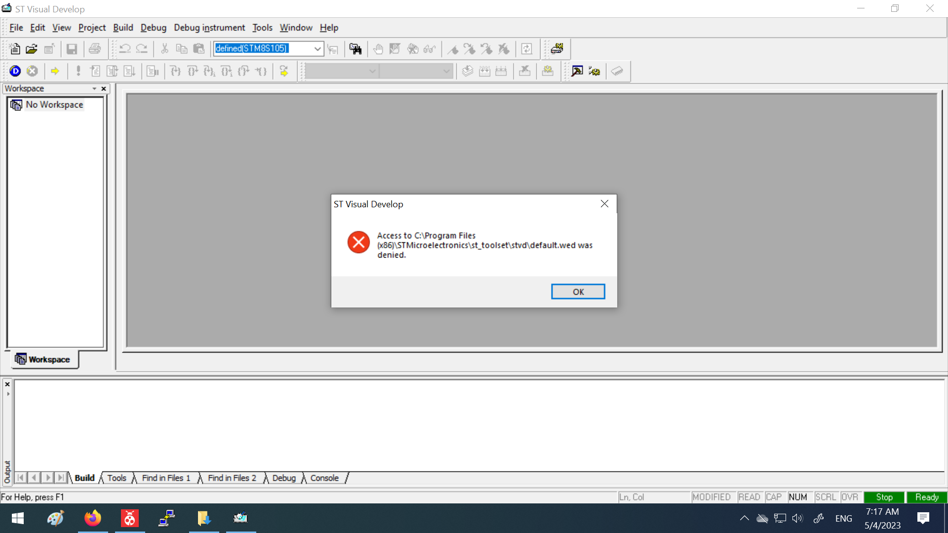 Setup ST Visual Develop With the Cosmic STM8 Compiler : 11 Steps ...