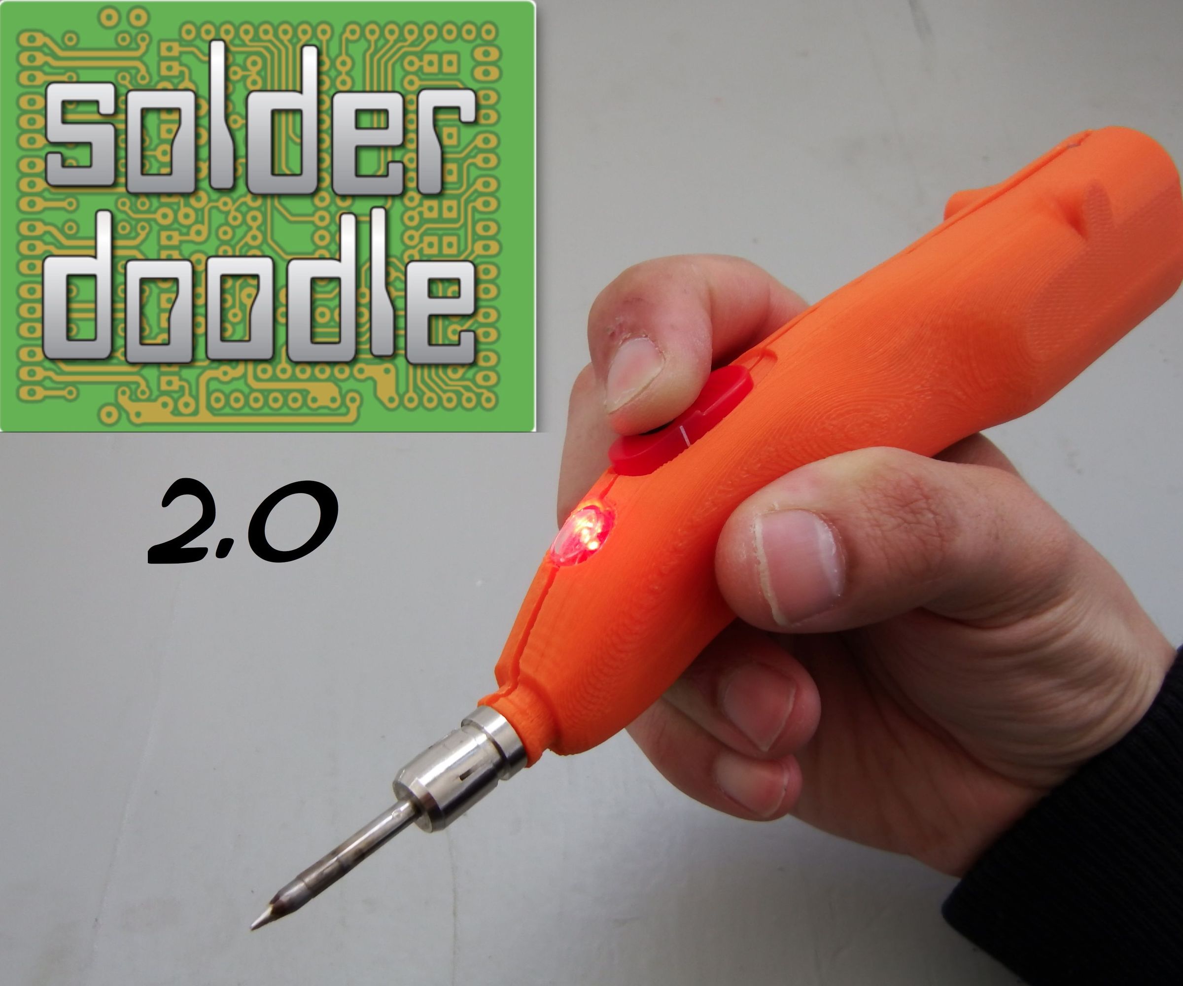 Solderdoodle Pro 2.0: USB Rechargeable Soldering Iron