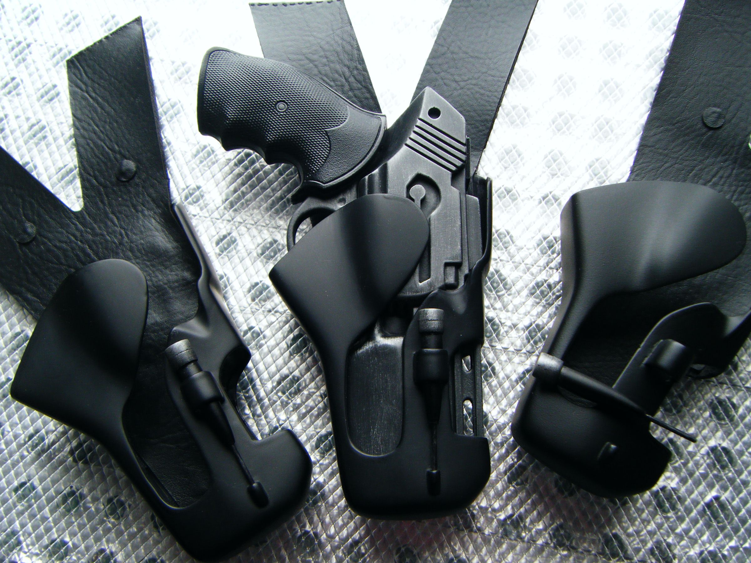 Battlestar Galactica Season 1 Sidearm Prop with holster